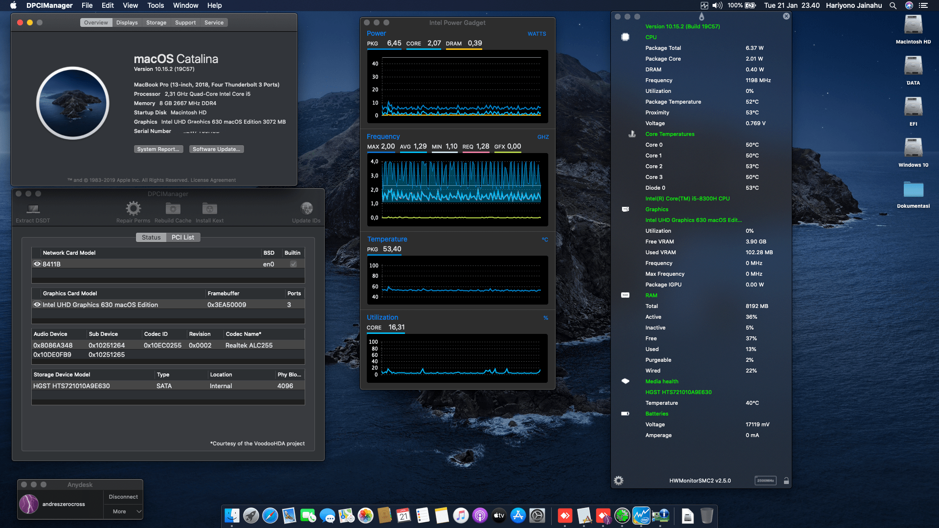 Acer Nitro 5 AN515 52 51T2 [CoffeeLake + Intel UHD 630 + I2C] 1